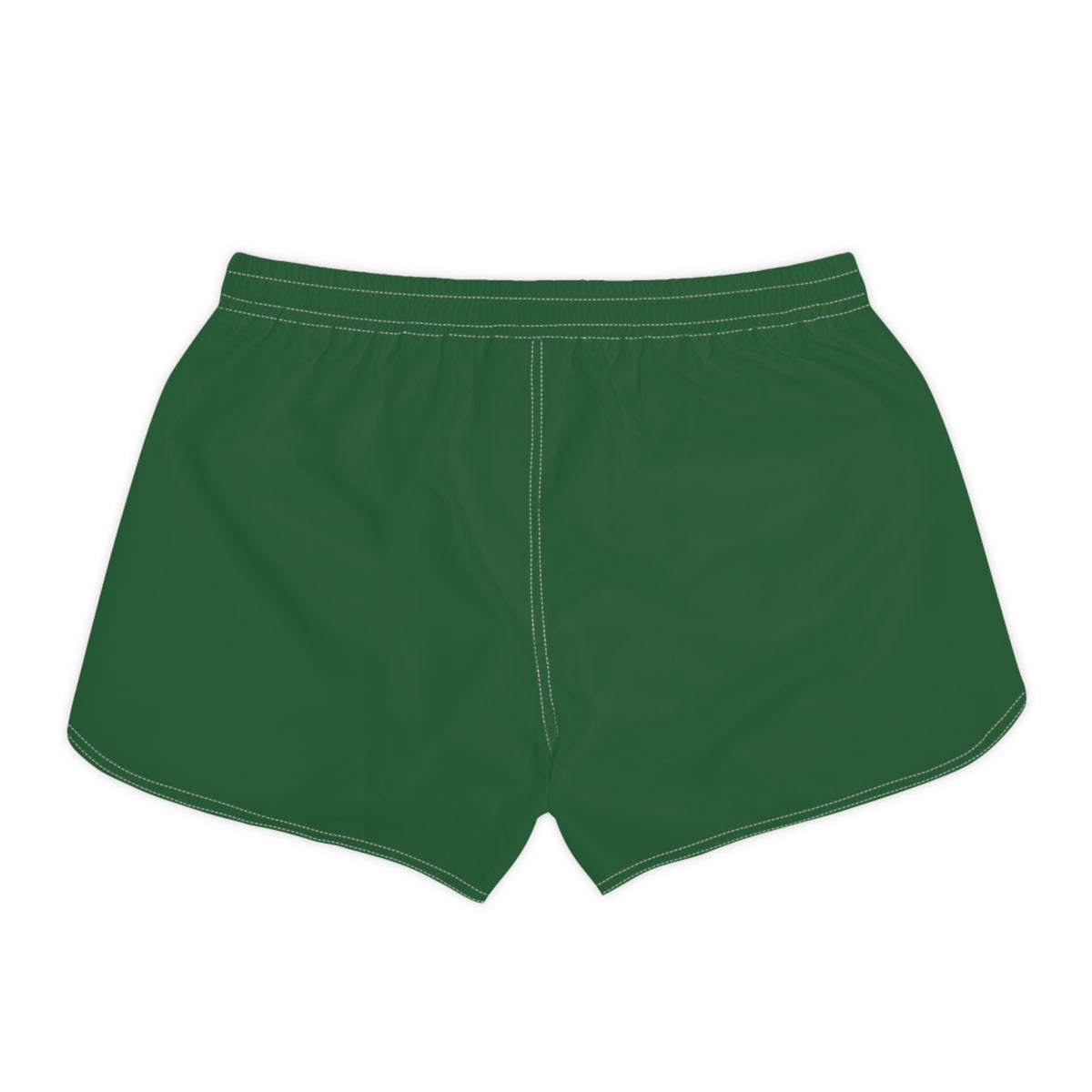 Vantacore Solid Forest Green Women's Athletic Shorts with Pockets