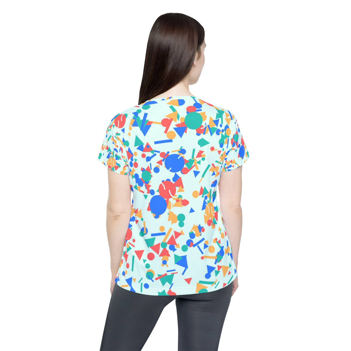 Tennis Sea Glass Confetti Pop Women's Sports Jersey