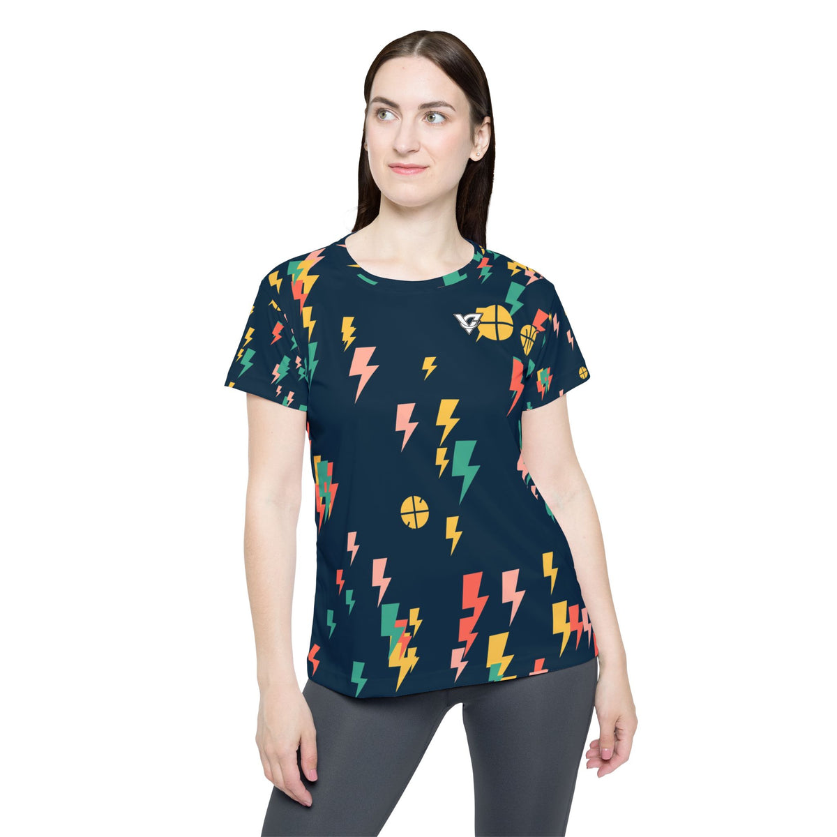 Basketball Coral Reef Bolt Strike Women's Sports Jersey