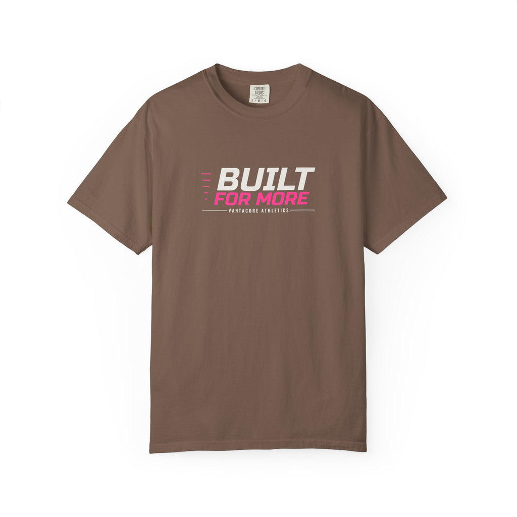 Built For More | Women's Garment-Dyed Graphic Tee