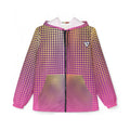 Sunset Halftone Women's Windbreaker Jacket