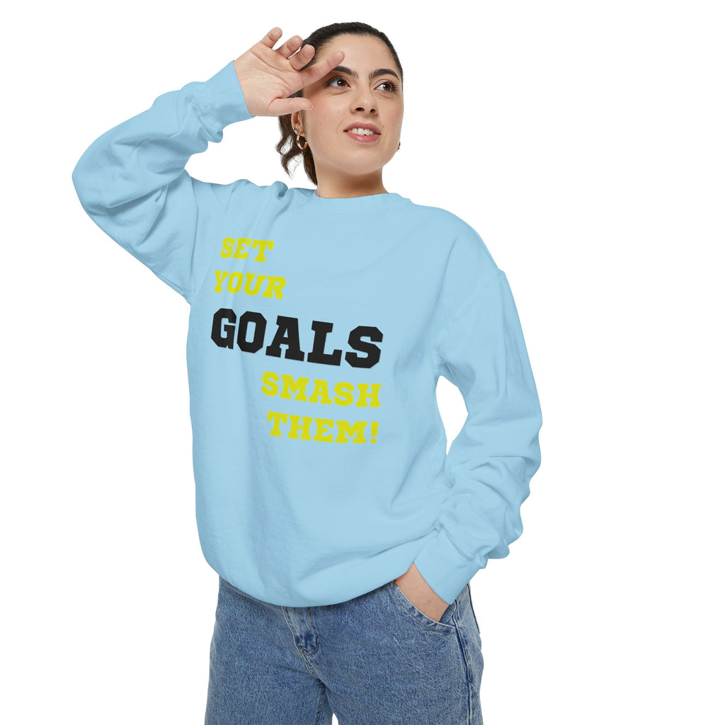 Set Goals | Motivational Crewneck Sweatshirt