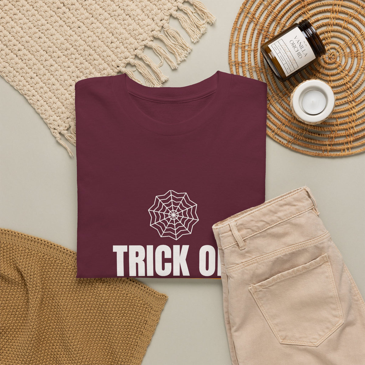 Trick Or Train | Men's Halloween Graphic Gym T-Shirt