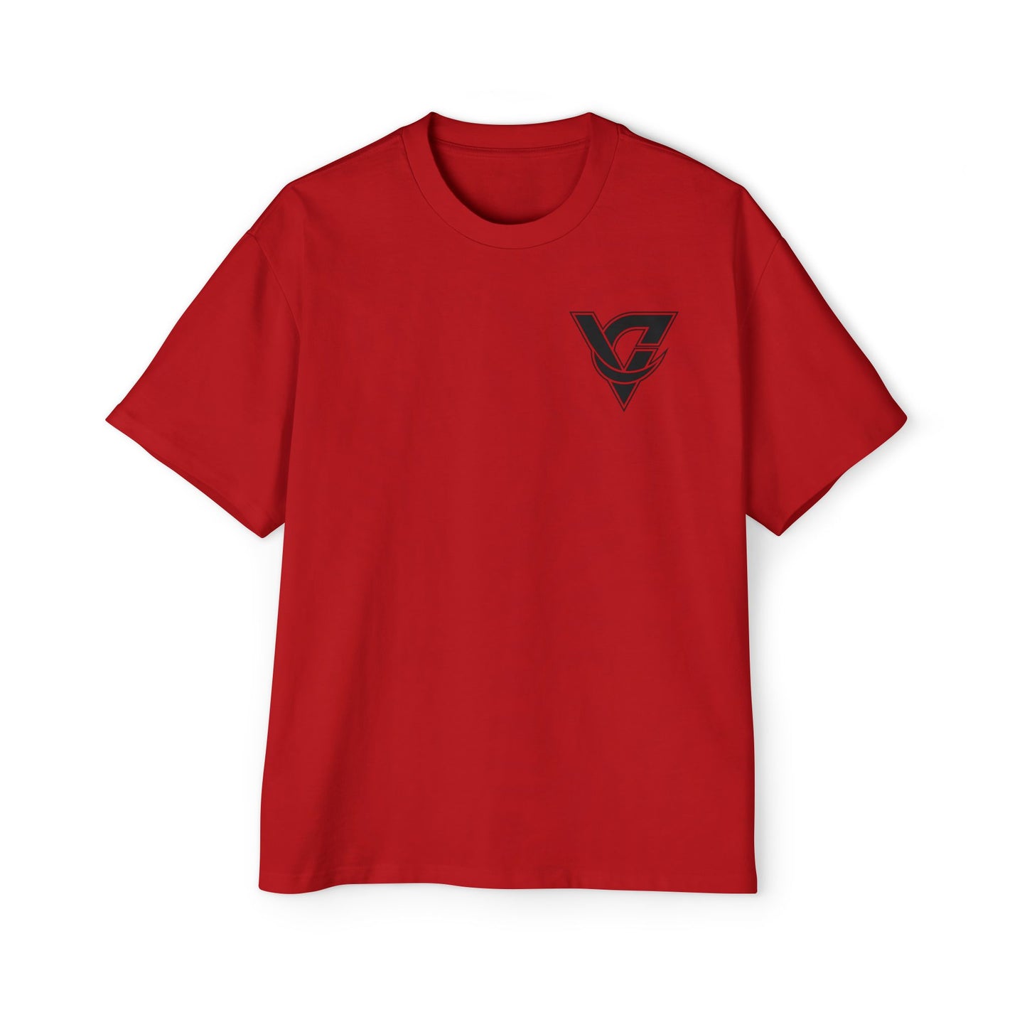 Graphic Tee — Minimal Geometric V Logo Chest Print