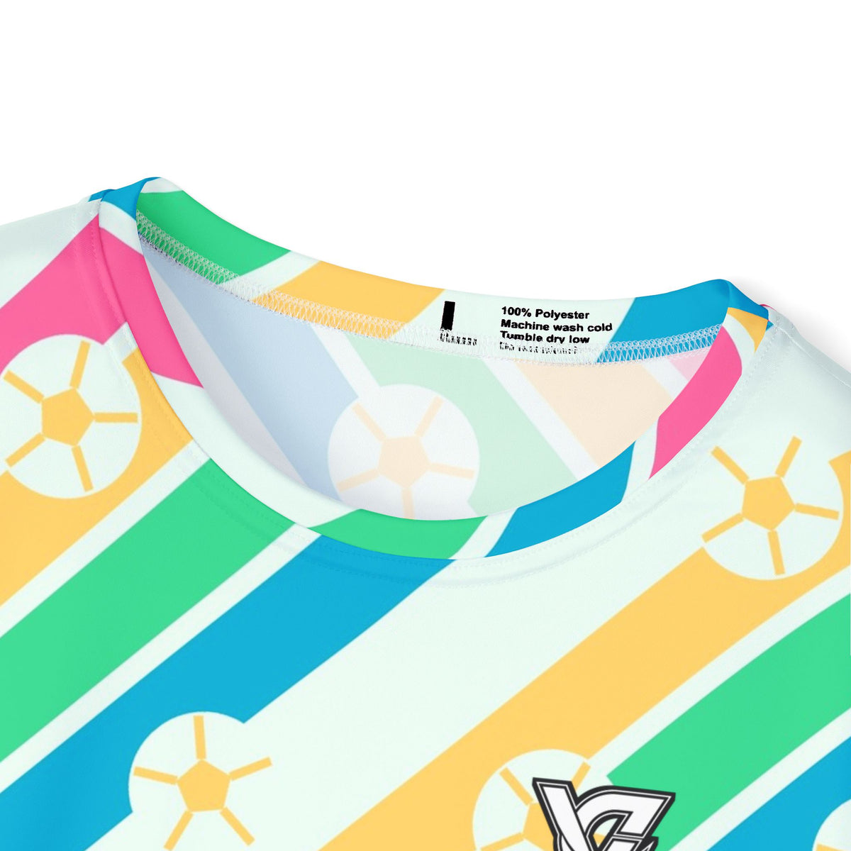 Soccer Mint Sorbet Stripe Surge Men's Sports Jersey