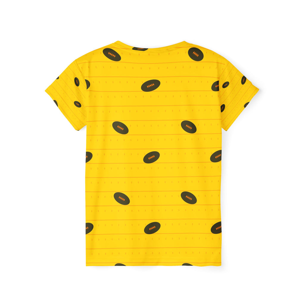 Football Neon Citrus Gridiron Women's Sports Jersey