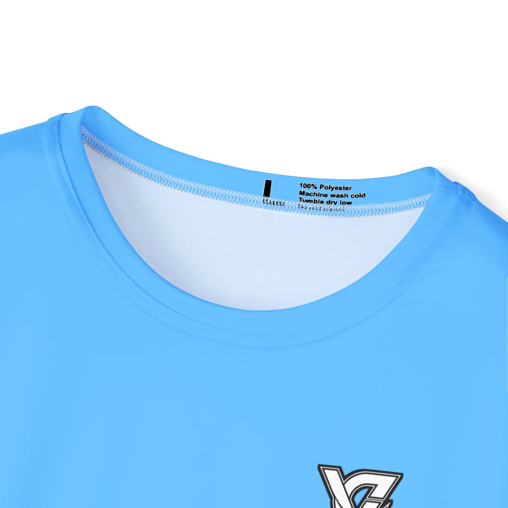 Vantacore Solid Sky Blue Men's Sports Jersey