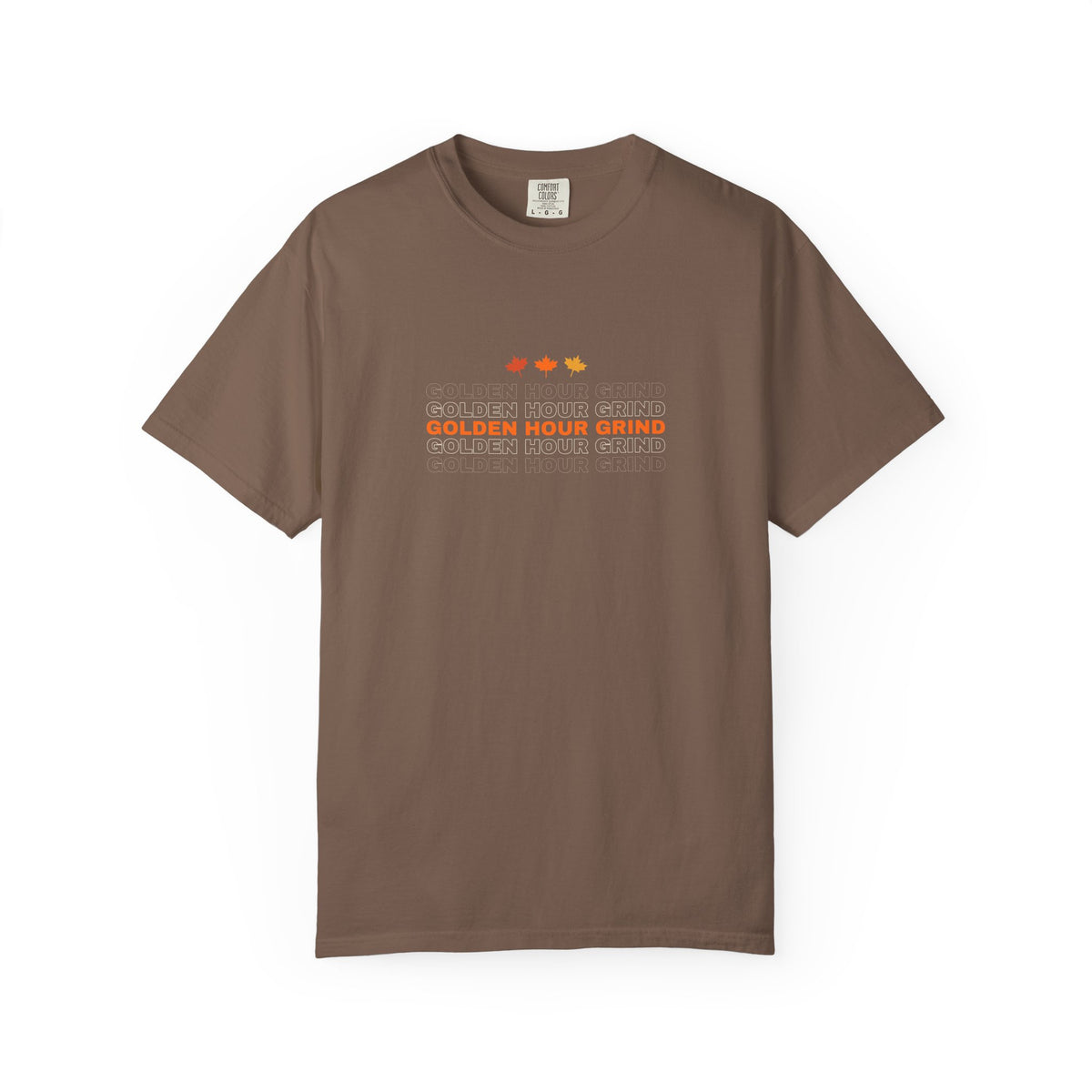 Golden Hour Grind | Women's Garment-Dyed Graphic Tee