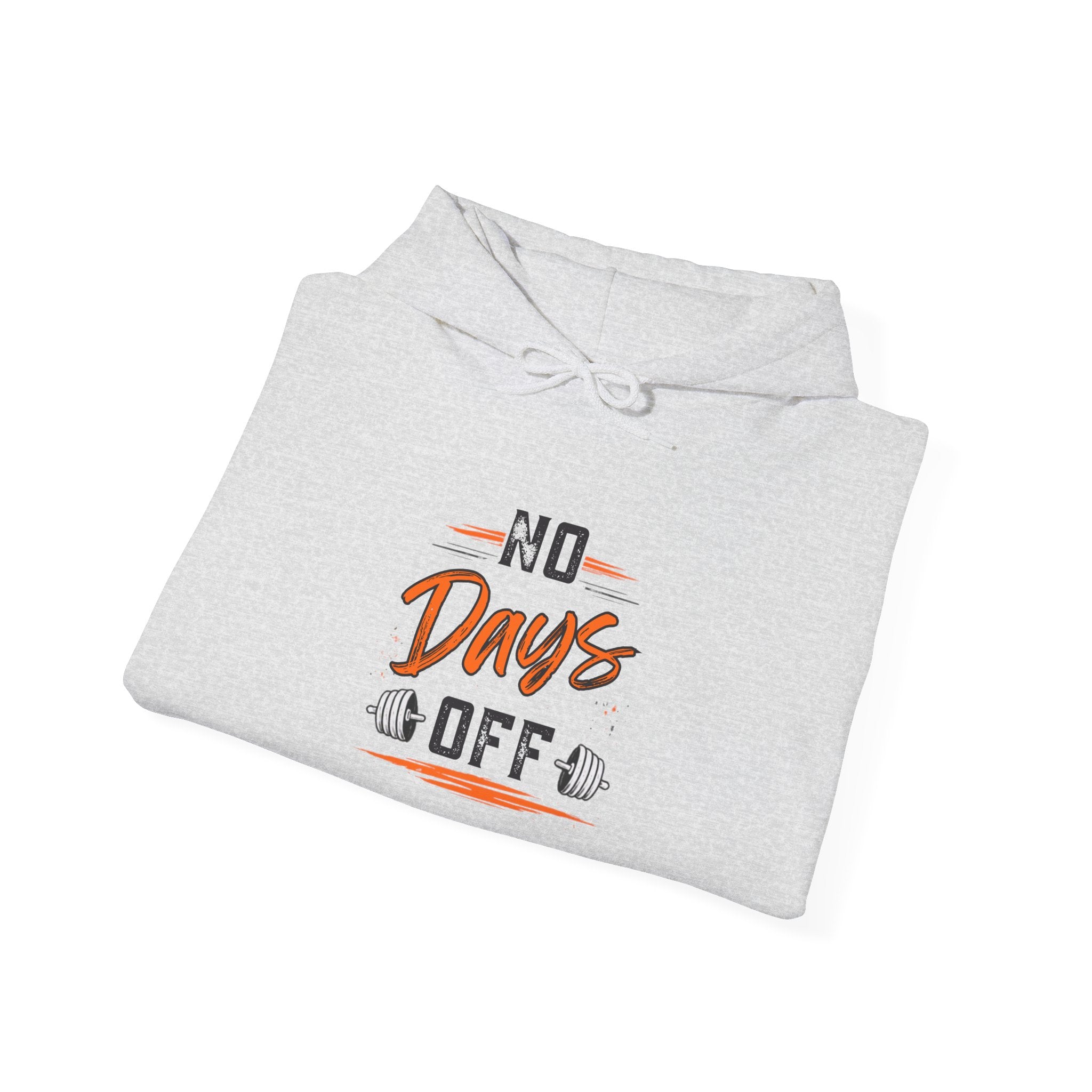 No Days Off | Heavy Hooded Sweatshirt