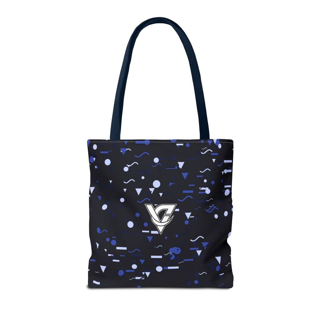 Midnight Confetti Tote Bag — All-Over Print Gym & Everyday Tote