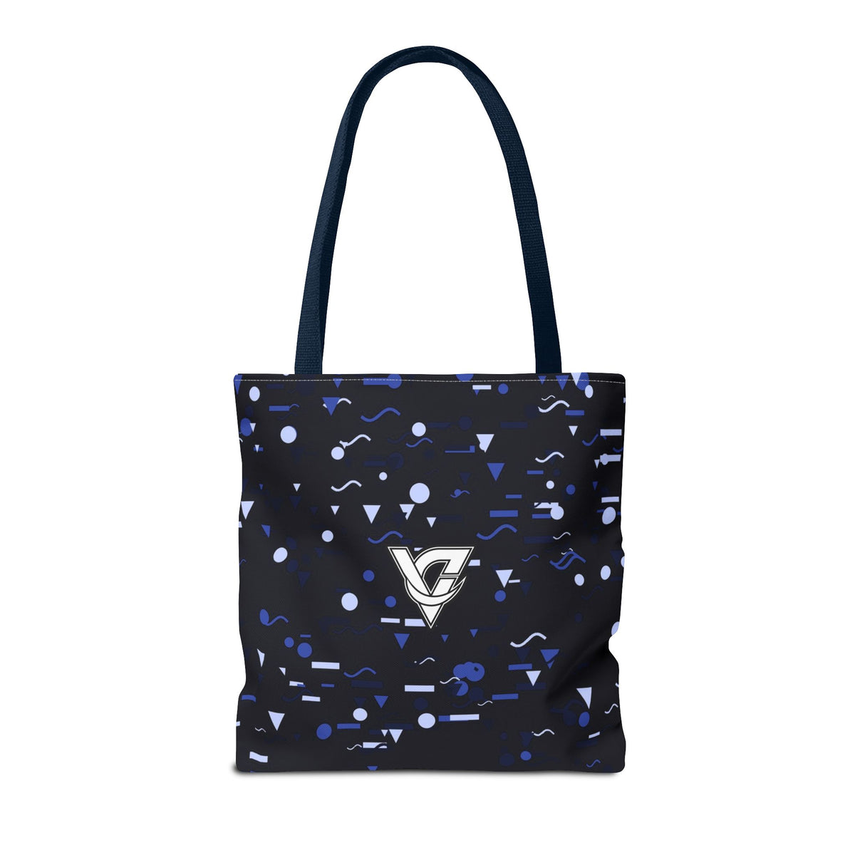 Midnight Confetti Tote Bag — All-Over Print Gym & Everyday Tote