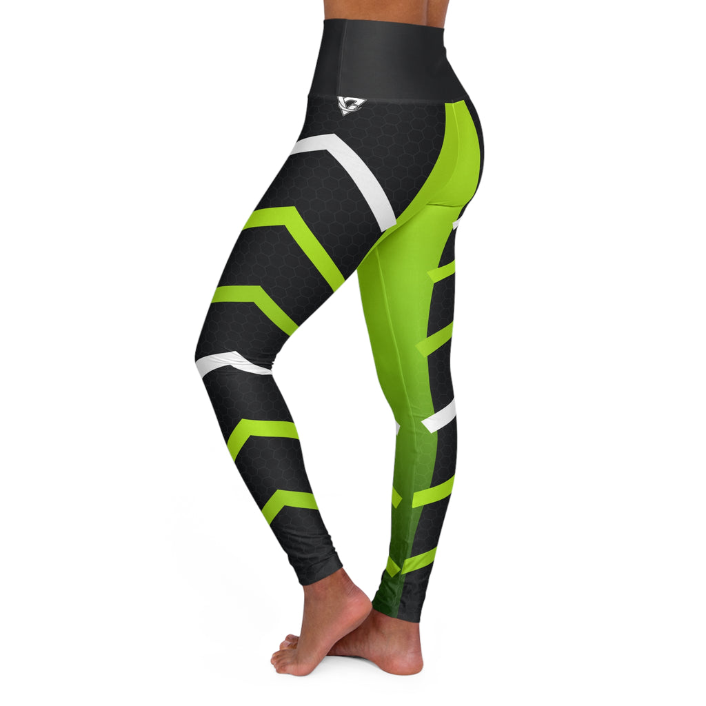 Volt Strike High-Waisted Yoga Leggings