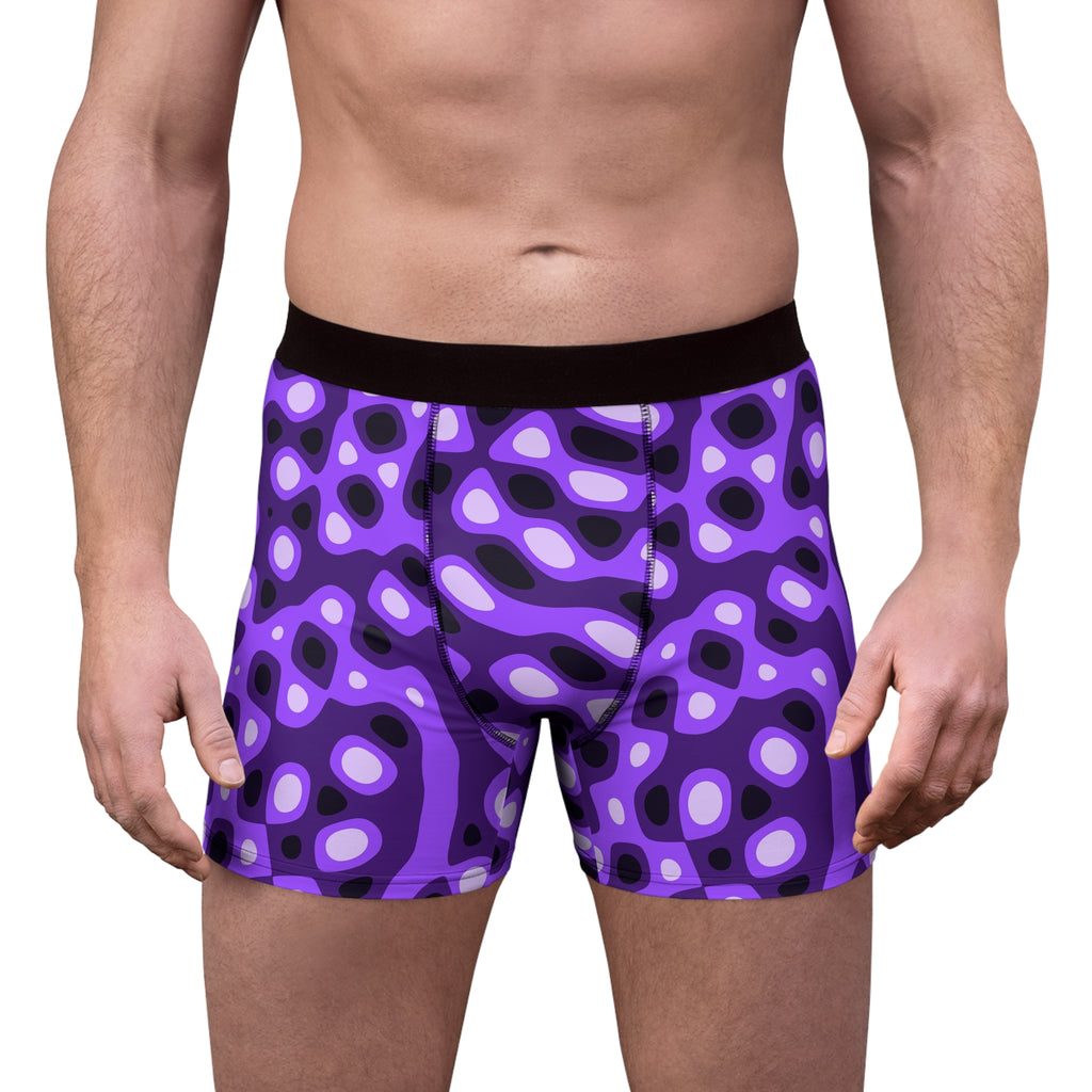Grape Ripple Men's Boxer Briefs — Performance Underwear