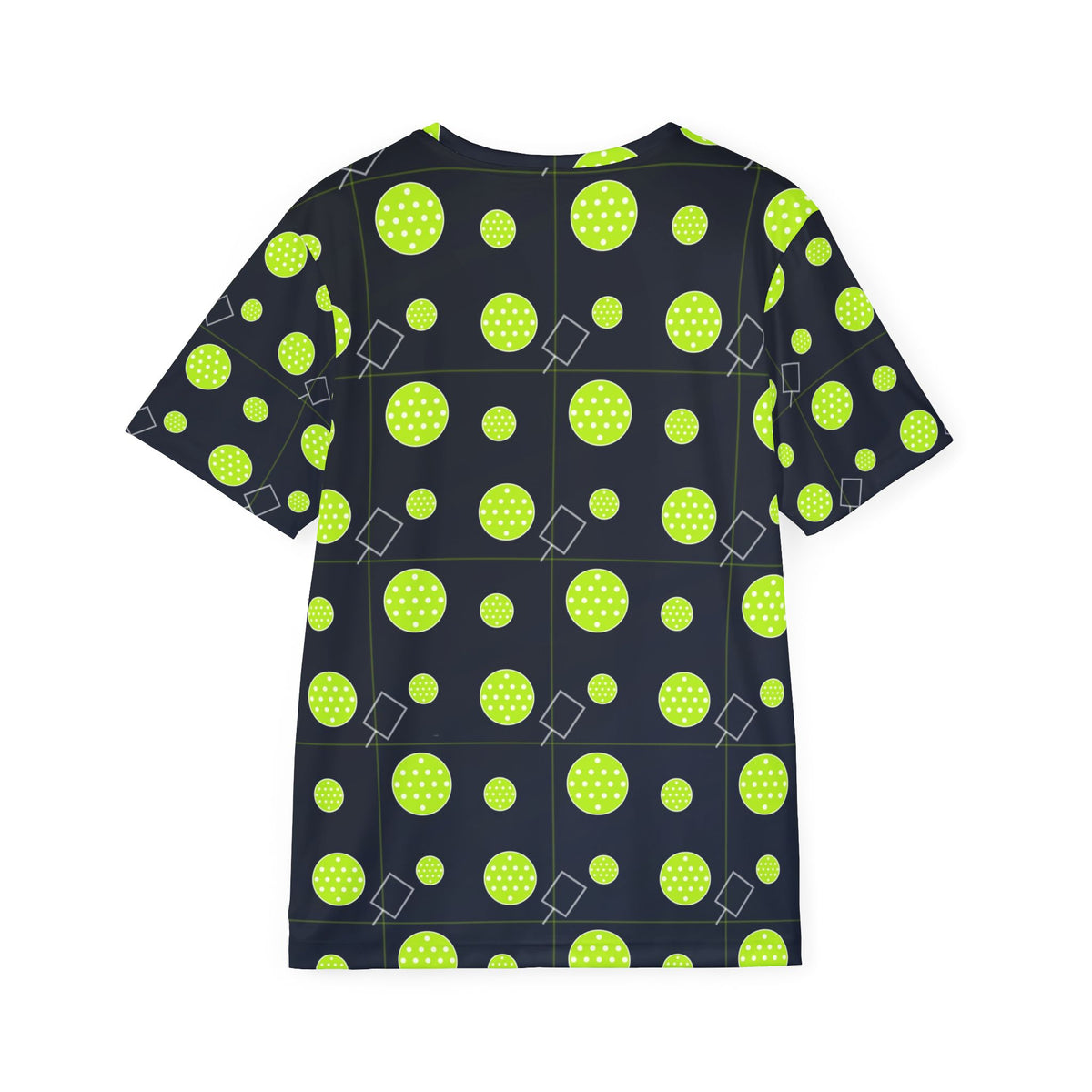 Pickleball Volt Night Dink Dot Men's Sports Jersey