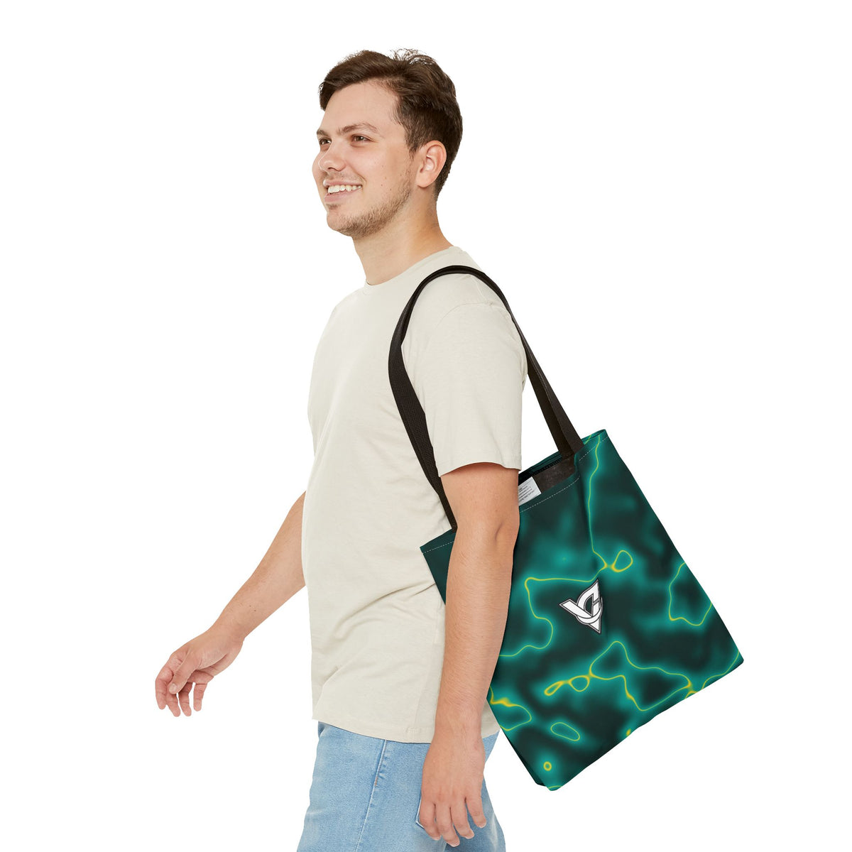 Tropic Marble Tote Bag — All-Over Print Gym & Everyday Tote