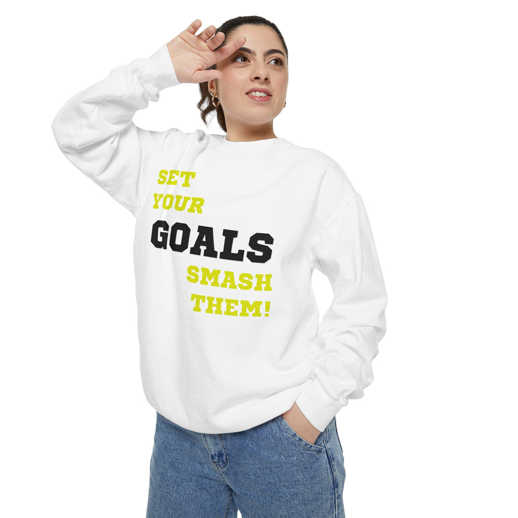 Set Goals | Motivational Crewneck Sweatshirt