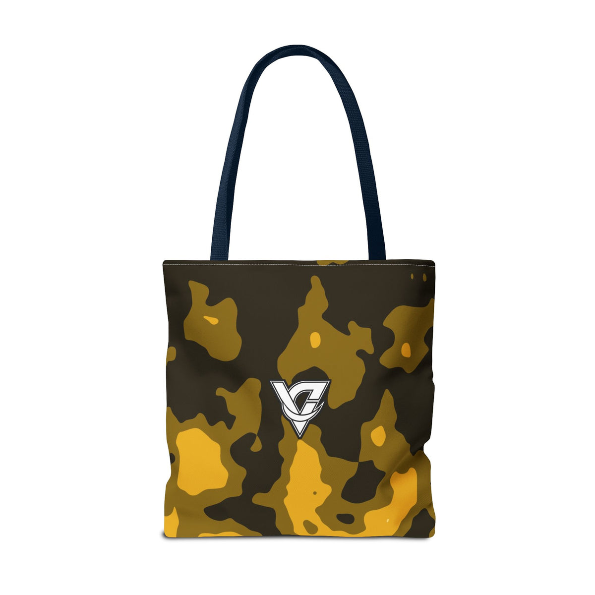 Mustard Magma Tote Bag — All-Over Print Gym & Everyday Tote