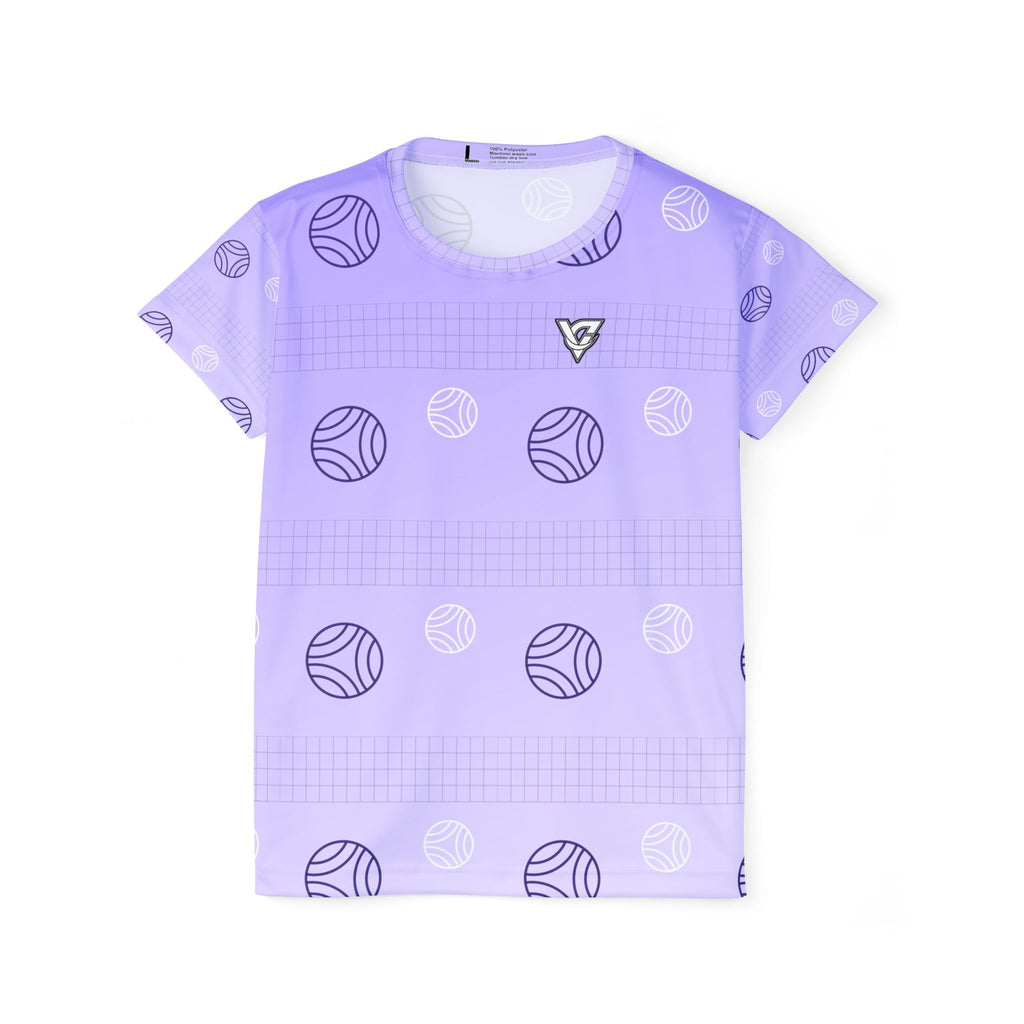 Volleyball Lavender Mist Spike Panel Women's Sports Jersey