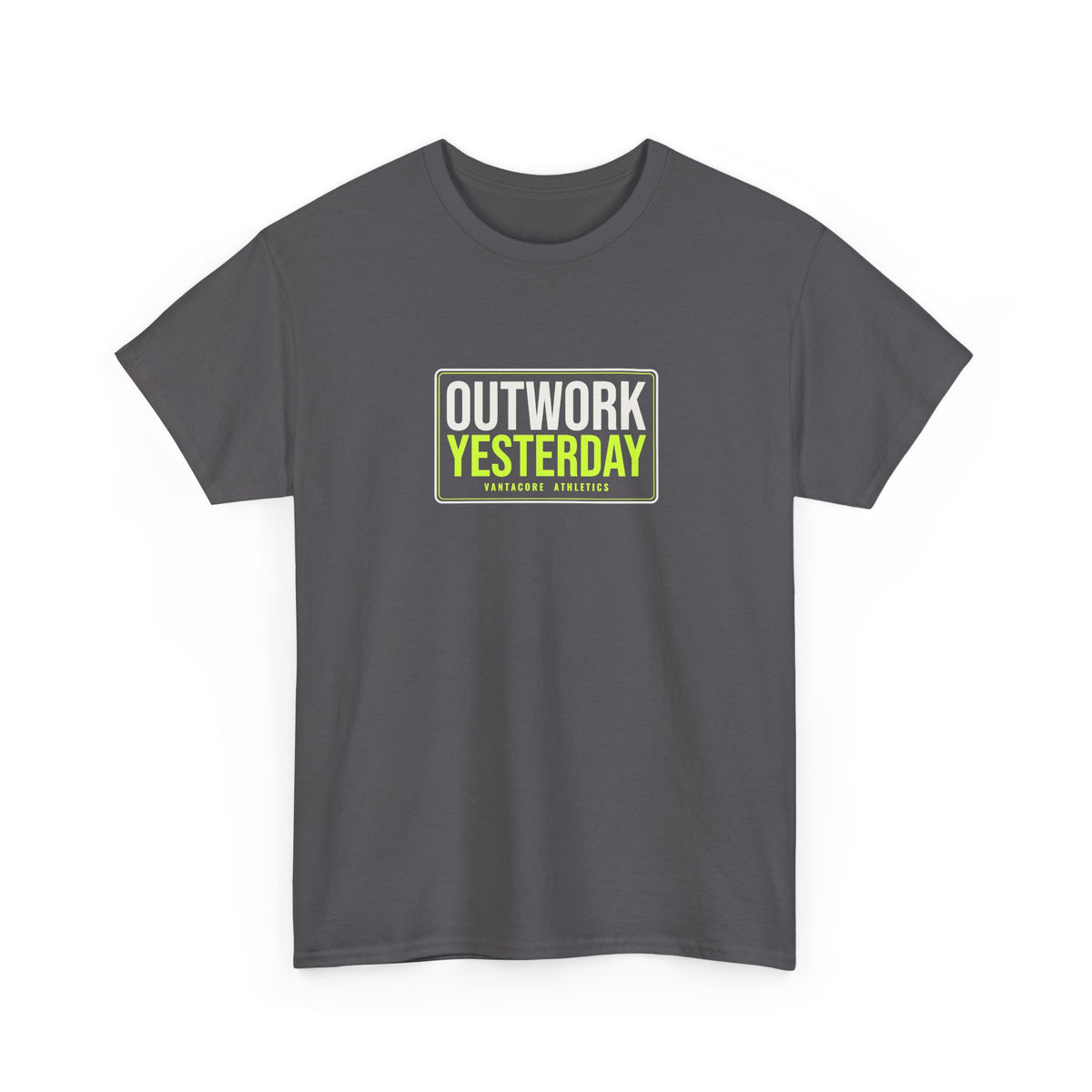 Outwork Yesterday | Men's Graphic Gym T-Shirt