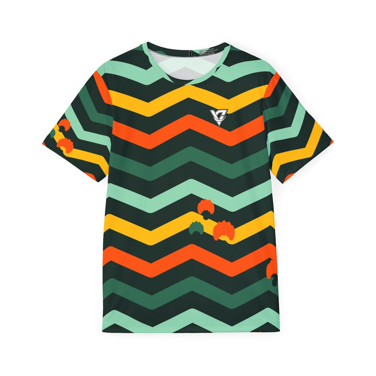 Yoga Jungle Juice Chevron Rush Men's Sports Jersey