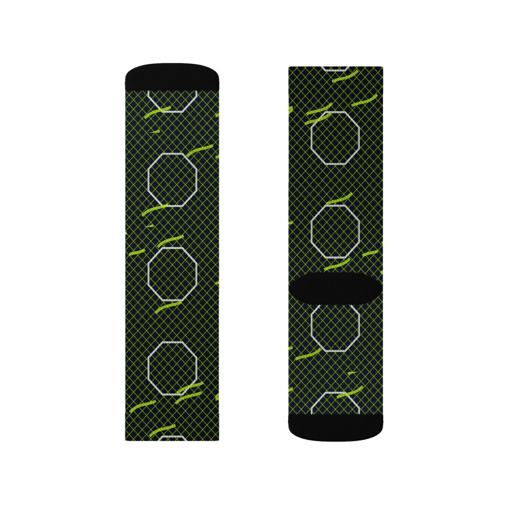 Combat Sports Volt Night Cage Mesh Athletic Crew Socks