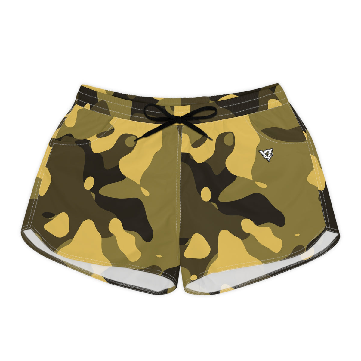 Women's Multipurpose Athletic Shorts with Pockets | Hayride Camo