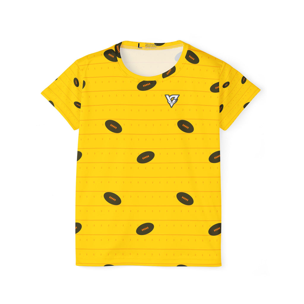 Football Neon Citrus Gridiron Women's Sports Jersey
