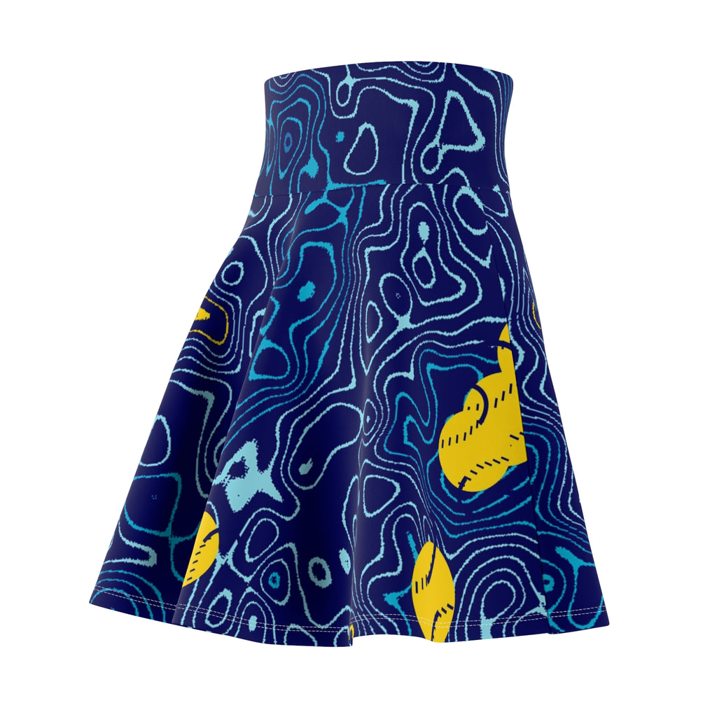 Baseball & Softball Cobalt Spark Topo Trail Women's Athletic Skater Skirt