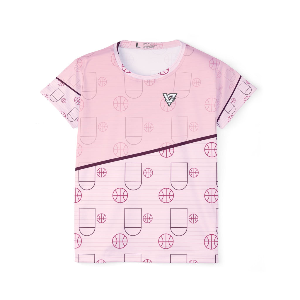 Basketball Blush Rose Court Seam Women's Sports Jersey