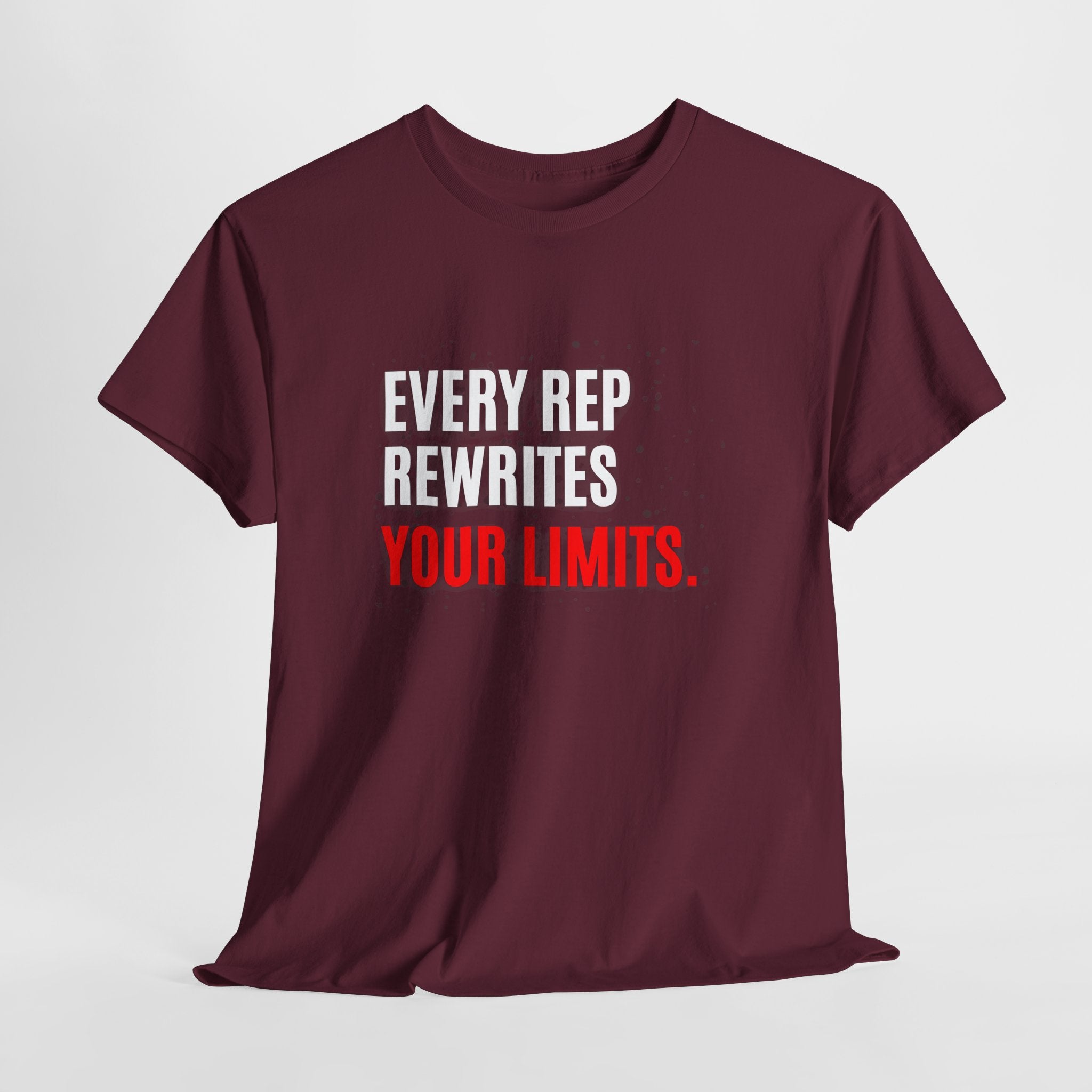 Every Rep Rewrites Your Limits | Motivational Gym T-Shirt