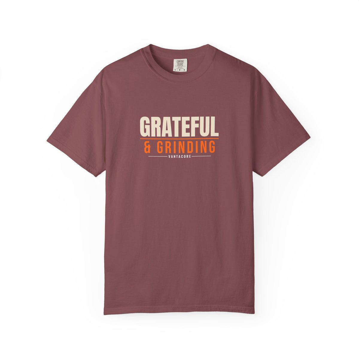 Grateful & Grinding | Women's Garment-Dyed Graphic Tee