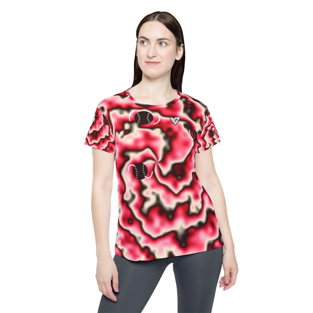 Baseball & Softball Ruby Rush Tie-Dye Spin Women's Sports Jersey