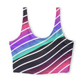 Violet Ripple Sports Bra