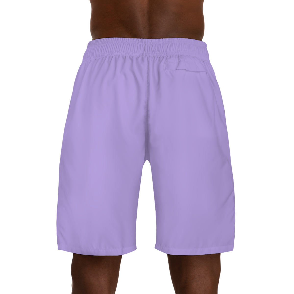 Vantacore Solid Lavender Men's Athletic Shorts with Pockets
