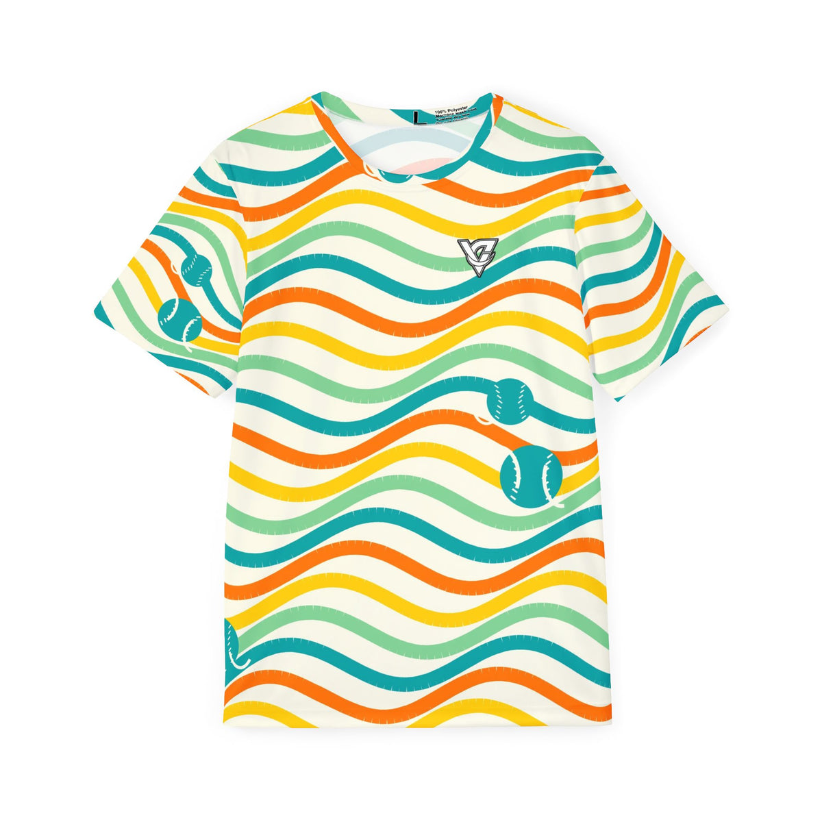 Baseball & Softball Citrus Pop Wave Rider Men's Sports Jersey
