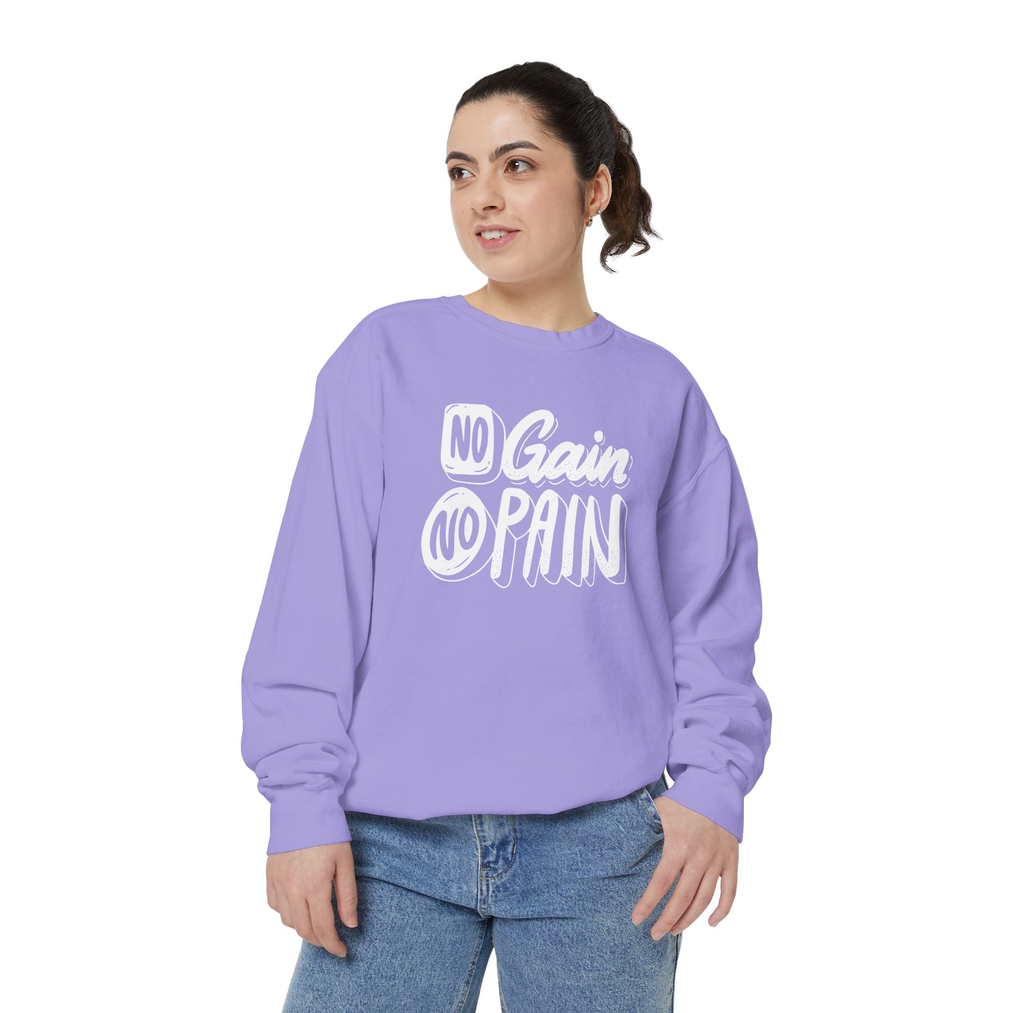 No Gain No Pain Sweatshirt | Motivational Fitness Crewneck