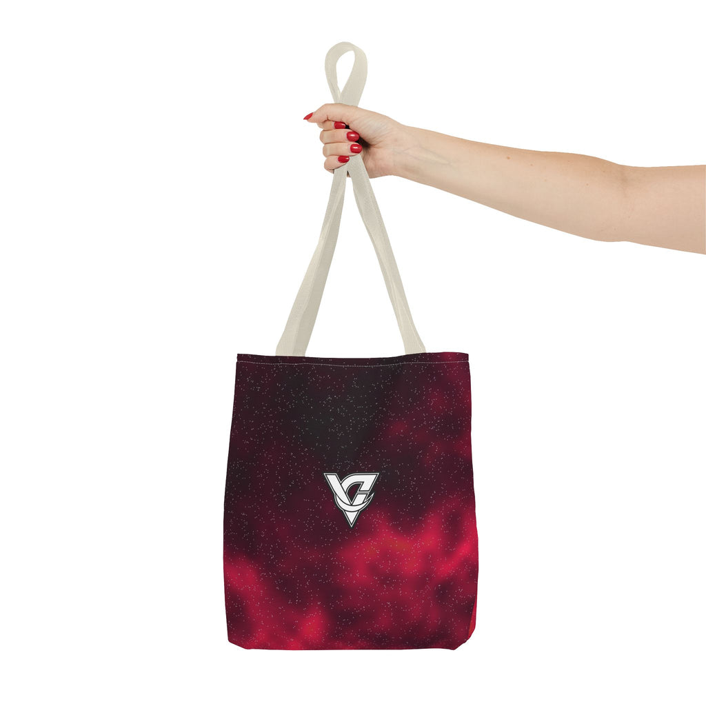Infrared Galaxy Tote Bag — All-Over Print Gym & Everyday Tote