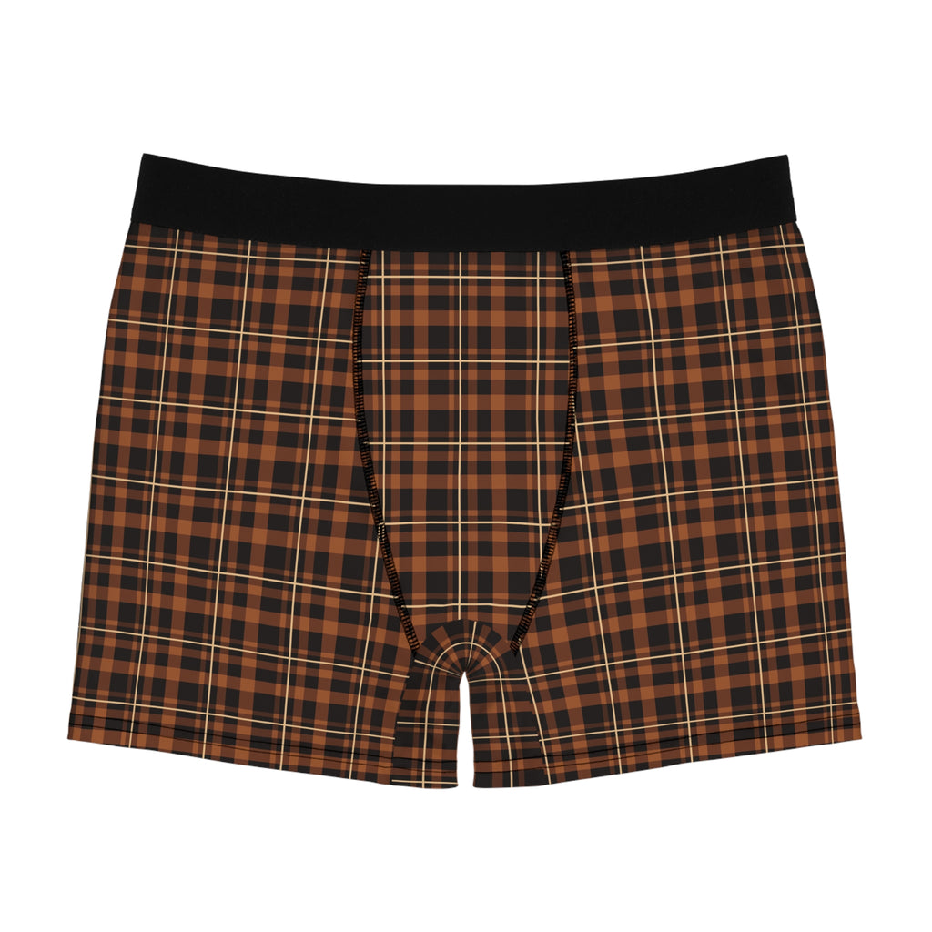 Copper Flannel Men's Boxer Briefs — Performance Underwear
