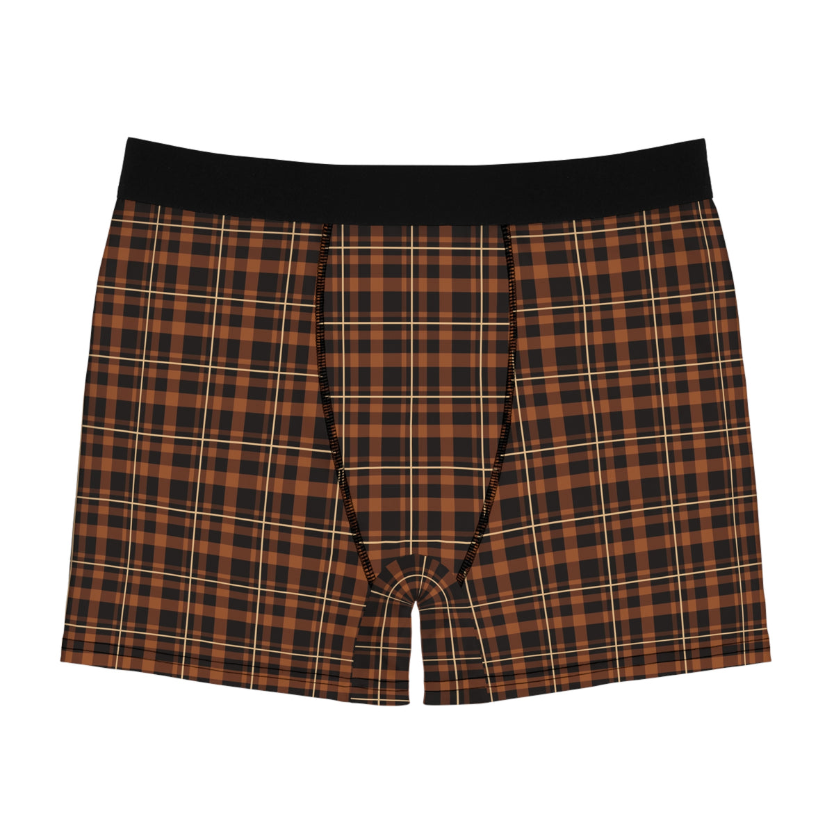 Copper Flannel Men's Boxer Briefs — Performance Underwear