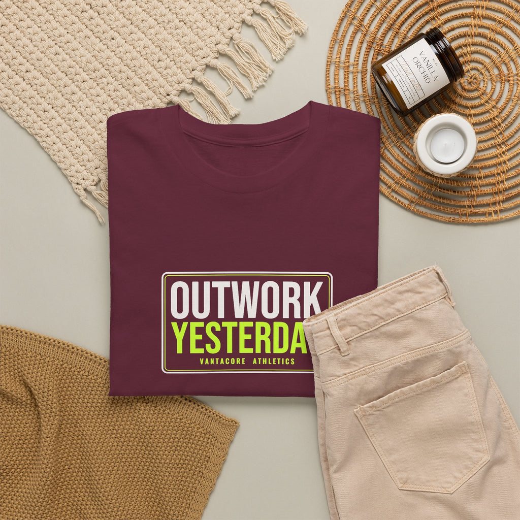 Outwork Yesterday | Men's Graphic Gym T-Shirt