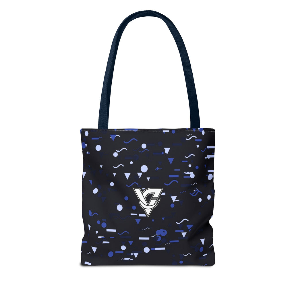 Midnight Confetti Tote Bag — All-Over Print Gym & Everyday Tote