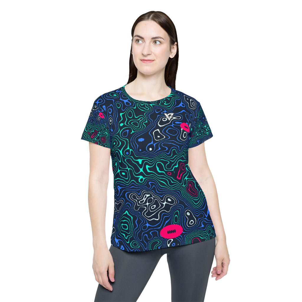 Football Arctic Neon Topo Trail Women's Sports Jersey