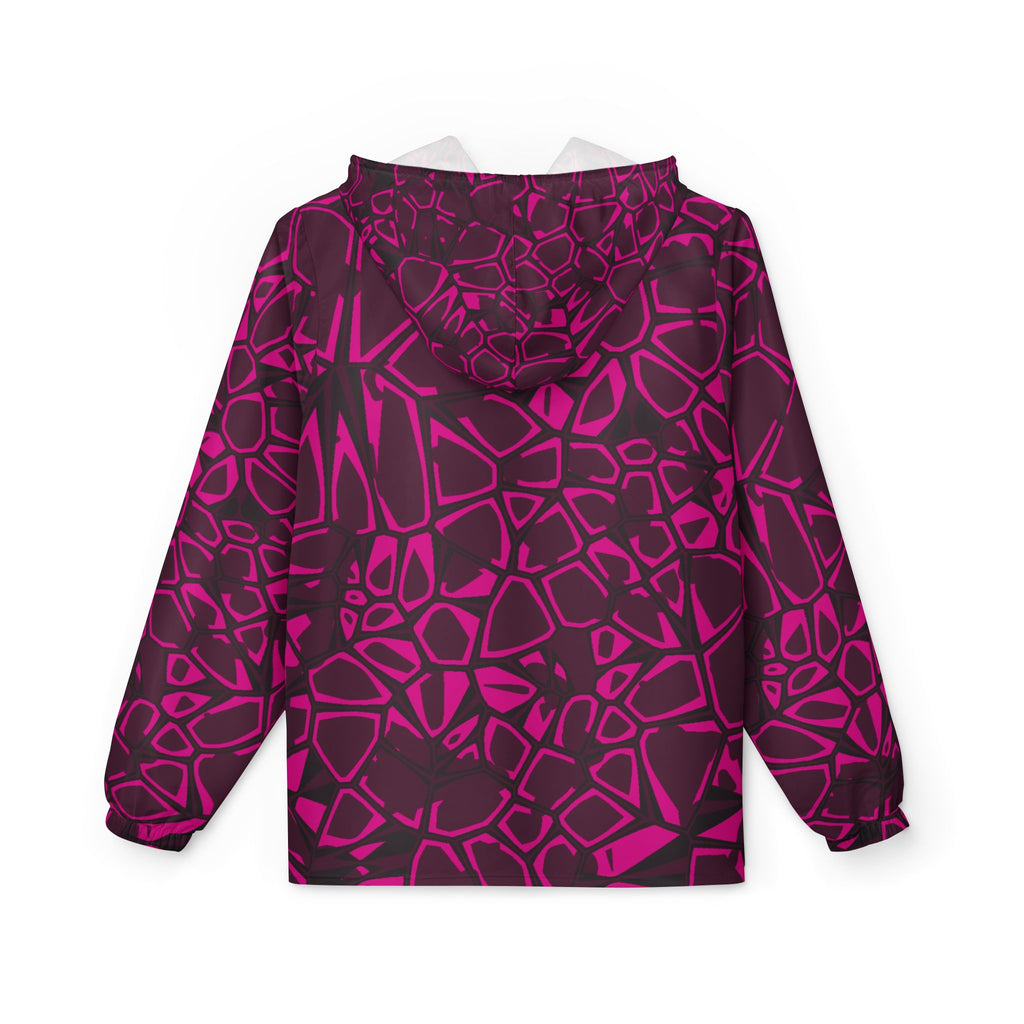 Berry Leopard Women's Windbreaker Jacket