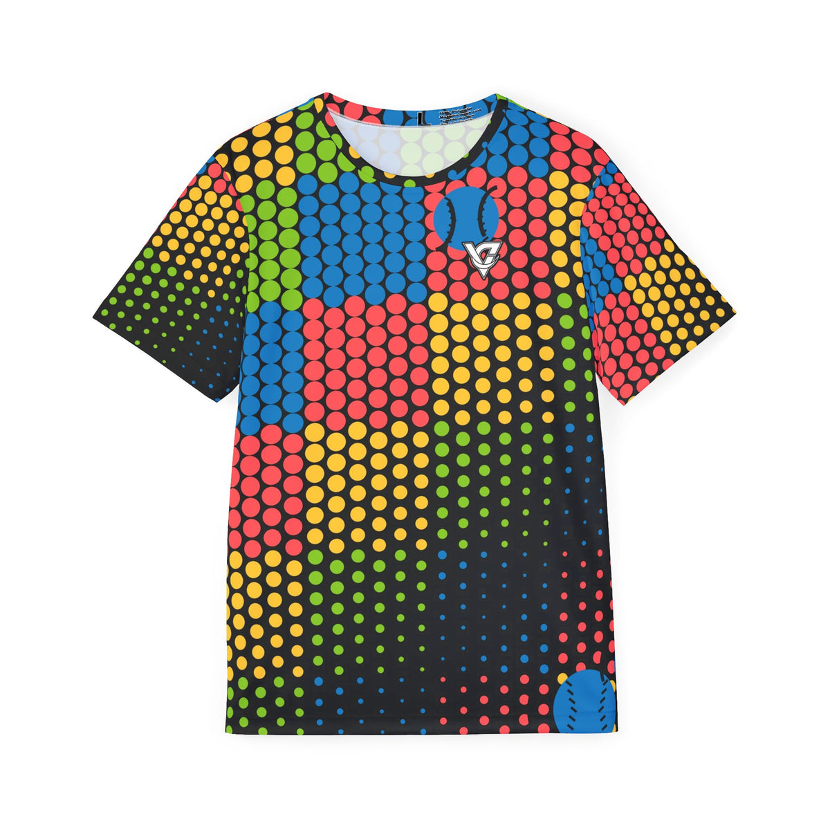 Baseball & Softball Rainbow Rally Halftone Pulse Men's Sports Jersey