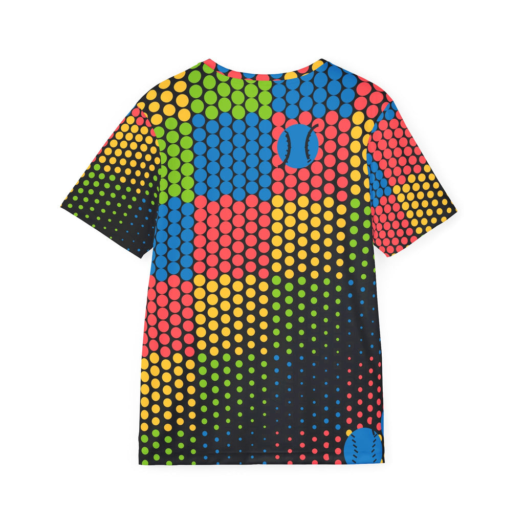 Baseball & Softball Rainbow Rally Halftone Pulse Men's Sports Jersey