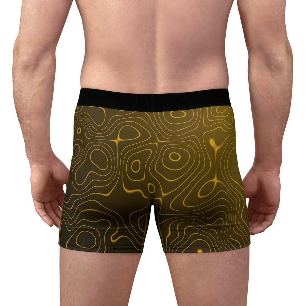 Mustard Topo Men's Boxer Briefs — Performance Underwear