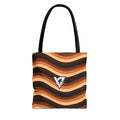 Copper Wave Tote Bag — All-Over Print Gym & Everyday Tote