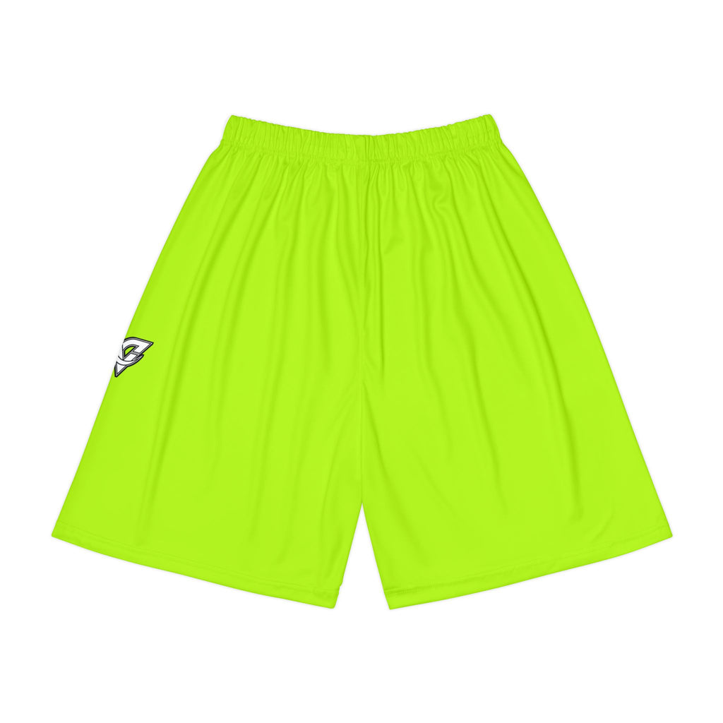 Men's Volt Green Essential Athletic Sports Shorts