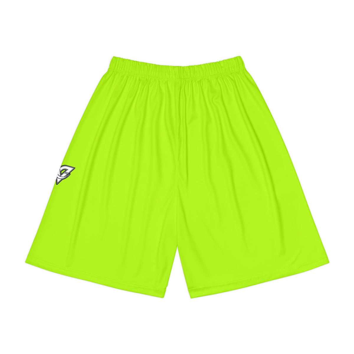 Men's Volt Green Essential Athletic Sports Shorts