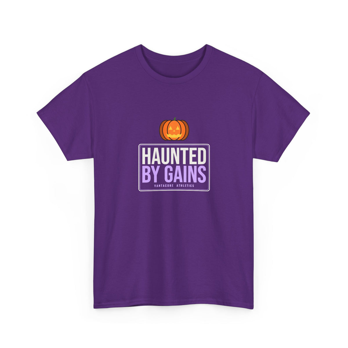 Haunted By Gains | Men's Halloween Graphic Gym T-Shirt